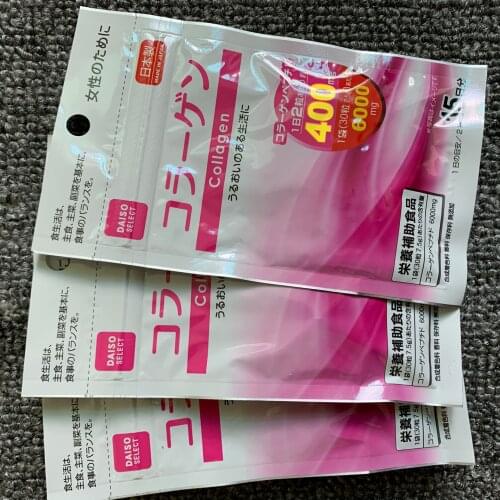 DAISO Japan Supplement COLLAGEN acid 20days 3packs FREE Shipping