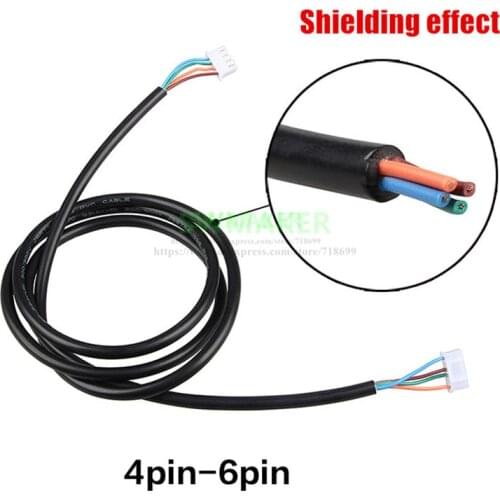 1meter / 2meter NEMA 17 stepper motor cable line 4-6Pin XH2.54 DuPont head extensive wire motor with Shield
