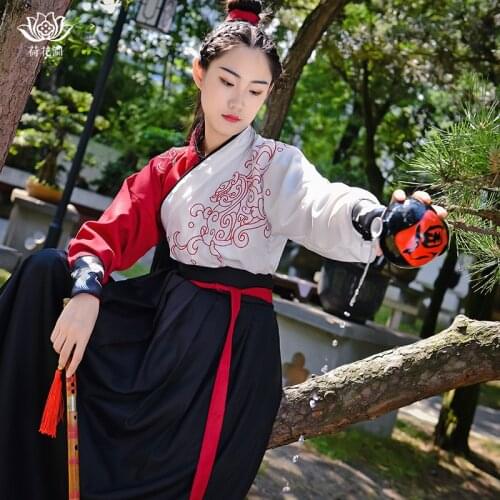 Women Traditional Chinese Style Hanfu Tang Japanese Style Samurai Kimono Party Dress Haori Emboridery Long Robe Cosplay Costume