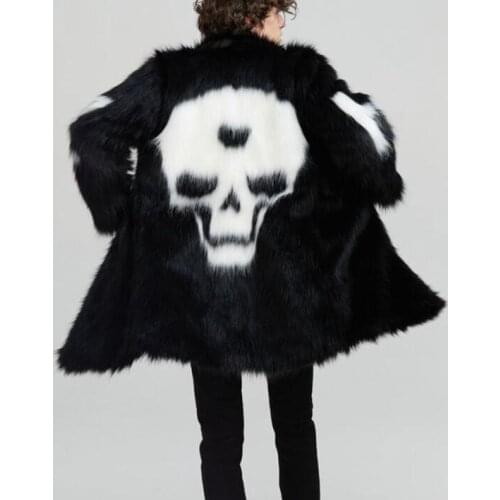 Free shipping fur leather coats mens warm faux mink fur leather coat men loose clothes winter thicken jaqueta de couro fashion