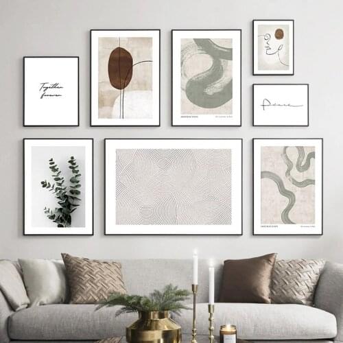Still Life Picture Wall Art Canvas Painting Modern Nordic Plant Abstract Minimalist Posters and Prints for Dormitory Home Decor