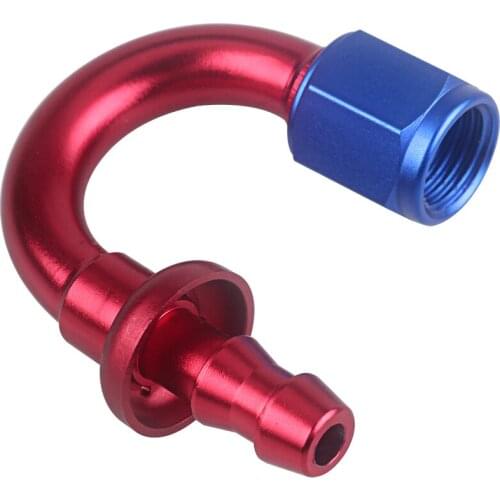 Push Lock Hose End Fitting AN4 Push-On Hose End Straight