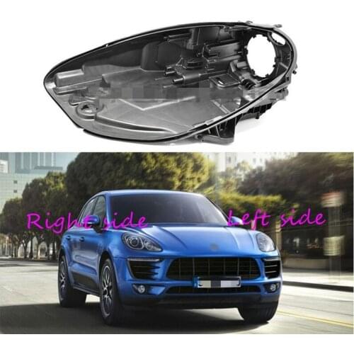 Headlight Base for Porsche Macan 2016 2017 2018 Headlamp House Car Rear Base Front Auto Headlight Back House