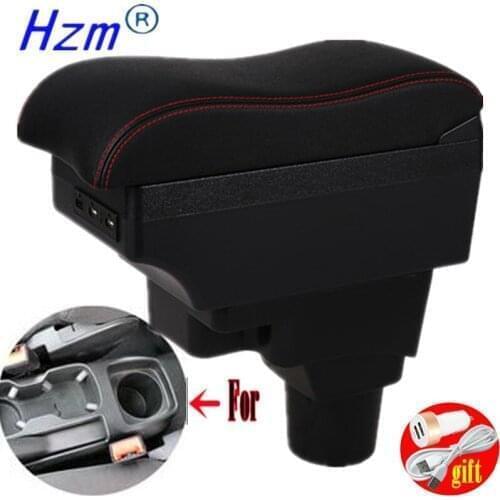 For Chevrolet sonic Armrest For Chevrolet AVEO Car Armrest box Retrofit parts Interior Storage box USB LED Simple installation