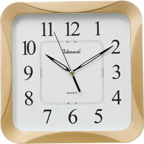 Rural Nordic Wall Clock Living Room Square Minimalist Simple Wall Clock Vintage Modern Duvar Saatleri Home Decoration AA50WC