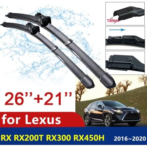 Car Wiper Blades for Lexus RX RX200t RX300 RX450h 2016~2020 2017 2018 2019 Front Window Windshield Car Accessories 300 200t 450h