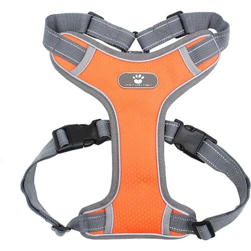 Oxford Cloth Dog Harness Strong Reflective Vest Harnesses For Big Large Dogs Pet French Bulldog Collars And Harnesses Dog A