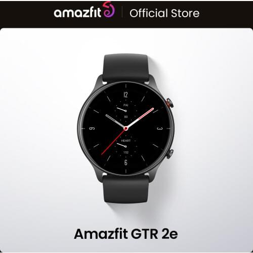 2021 New Amazfit GTR 2e Smartwatch 1.39'' AMOLED Sleep Quality Monitoring 5 ATM Smart Watch for Andriod for IOS Alexa Built-in