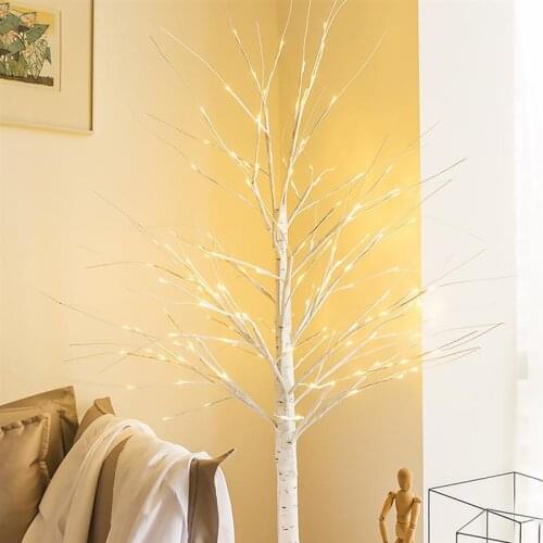 LED Birch Tree Light Creative Luminous Lamps New Year Lights Decorative Lamp LED Christmas Simulation Tree New Year Lights