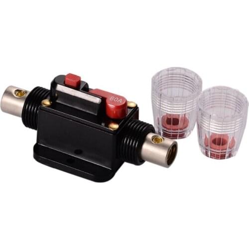 80A Car Refit Audio Fuse Holder For Auto Truck Replacements Stereo Amplifier Circuit Breaker Car Accessories