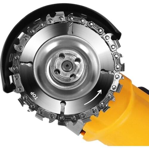 High Quality Angle Grinder Circular Saw Chain 22 Teeth Fine Cutting Chain Set Angle Grinder Accessories Woodworking Tools