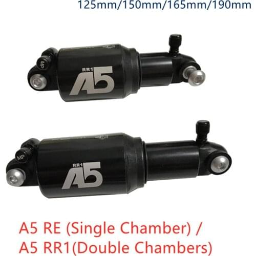 Solo Air Rear Shock KS A5 RE double single air chamber pressure mountain rear shock absorber 125 150 165 190mm