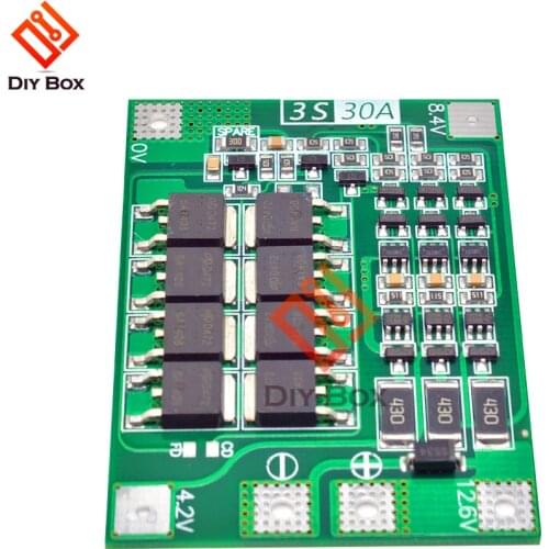 BMS 3S 4S 25A 30A 40A 60A 18650 Li-ion Lithium Battery Charger pcb module Protection Board 11.1/12.6/14.8/16.8V Balance/Enhance