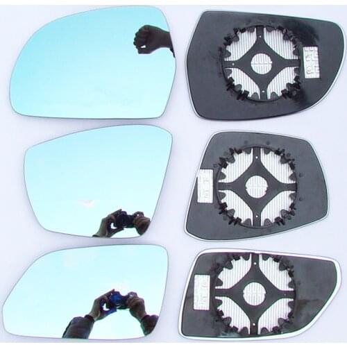 Wide View Auto Dimming Rear View Mirror Blue Heated Mirror Glass with Heater for Skoda Octavia Superb Fabia Kodiaq Yeti