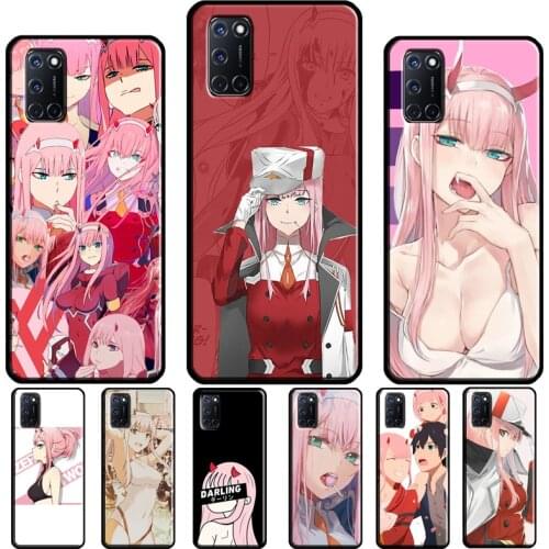 Zero Two Darling in the FranXX Anime For OPPO A52 A72 A92 A83 A91 A5 A9 A31 A53 2020 Reno 4 Pro 2 Z A3S A5S A1K F5 Phone Case