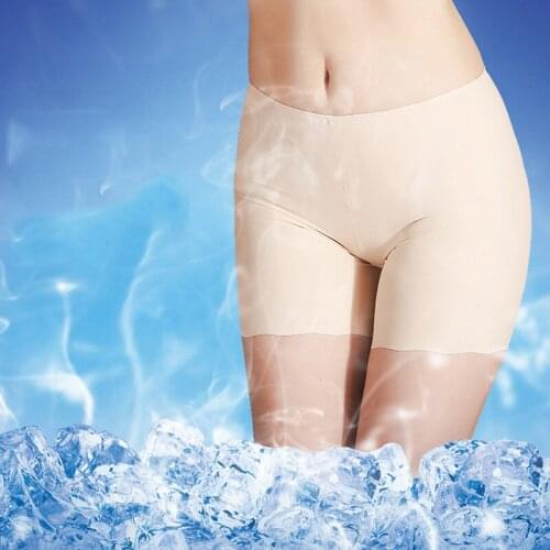 Women Safety Shorts Pants Seamless Nylon High Waist Panties Seamless Anti Emptied Boyshorts Pants Girls Slimming Underwear