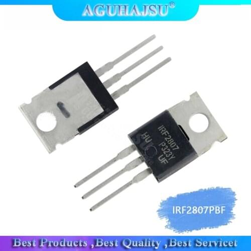 10PCS IRF2807PBF TO-220 IRF2807 TO220 new N-channel 75V/75A