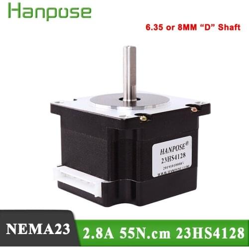 10pcs NEMA23 57 Hybrid motor 23HS4128 Stepper Motor 2 Phase 41mm 55N.cm 2.8A Stepper Motor For 3D Printer Monitor Equipment