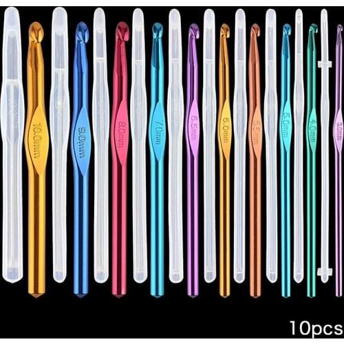 10pcs Crochet Styles Epoxy Resin Silicone Mold For DIY UV Resin Accessories Home Decoration