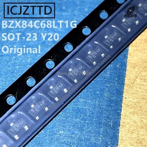 100PCS BZX84 BZX84C62LT1G Y19 BZX84C68LT1G Y20 BZX84C75LT1G Y21 62V 68V 75V BZX84C62 BZX84C68 BZX84C75 BZX84-C62