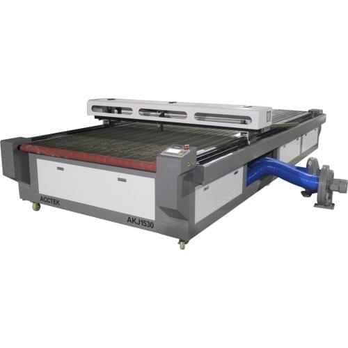 1500*3000mm Printed Label Laser Cutter Textile Fabric CO2 Laser Cutting Machine With CCD Camera Optional