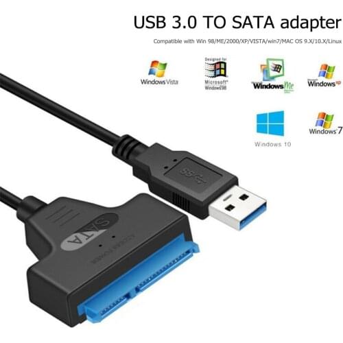 USB SATA 3 Cable Sata To USB 3.0 Adapter UP To 6 Gbps Support 2.5Inch External SSD HDD Hard Drive 22 Pin Sata