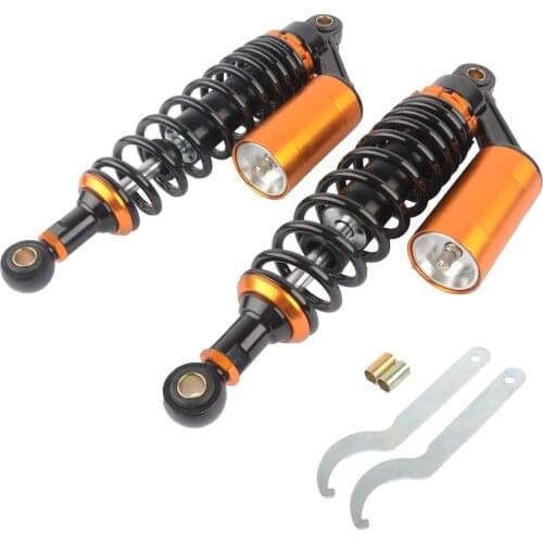 AP03 Pair 320mm Universal Motorcycle Rear Air Shock Absorbers for Honda Yamaha 12.5" 320mm