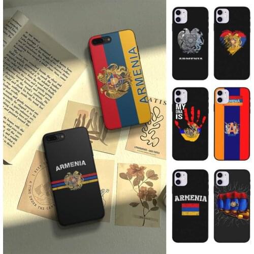 Armenia Armenians Flag Phone Case Fundas Shell Cover For Iphone 6 6s 7 8 Plus Xr X Xs 11 12 13 Mini Pro Max