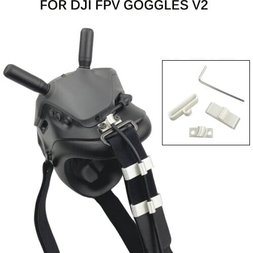 Power Cable Fixer for DJI FPV Goggles V2 Cable Management Holder Fixed Buckle Power Cord Line Anti-loosing Harness Accessories