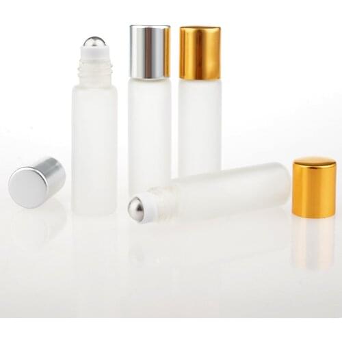100PCS/LOT 5ml roll on bottles for essential oils roll-on refillable perfume bottle deodorant containers
