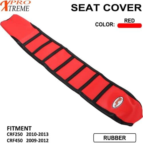 Gripper Soft Seat Cover For Honda CRF250R CRF 250R 10-13 CRF450R CRF 450R 09-12 Motorcycle Motocross Enduro Dirt Bike Off Road