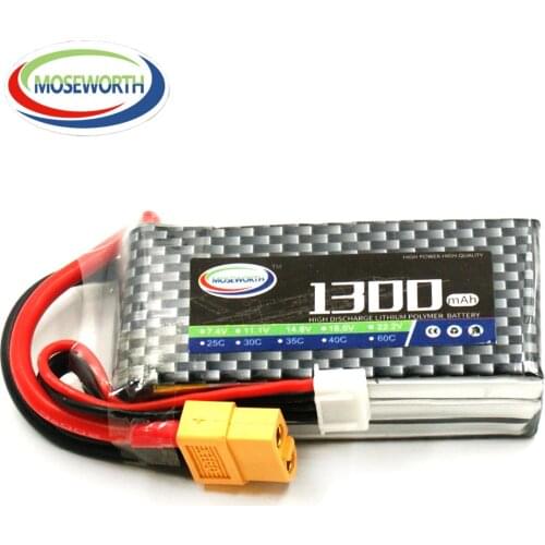 2PCS 3S 11.1V 1300mAh 25C Lipo Battery For RC Helicopter Quadcopter Drone Airplane Car Boat RC Toys Lithium ion Battery