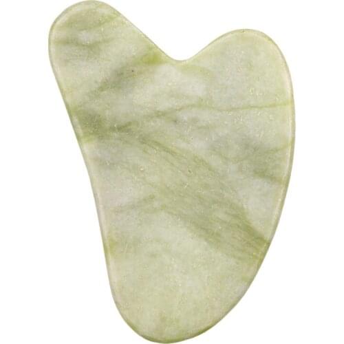 Natural Stone Facial Massager Jade Guasha Board Gua Sha Face Lift Hands Body Skin Relaxation Slimming Acupuncture Therapy Tool