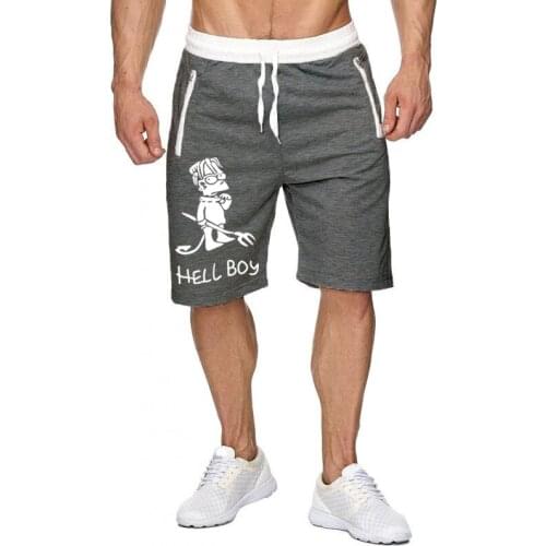 New Mens Summer Casual funny Shorts Men Straight Shorts Male Fashion Cotton Beach Short Bermudas running Breathable S-3XL