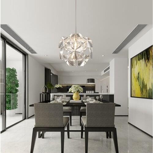 Modern New Luxury Laser Shell Chandelier For living Room Bedroom Dining Table Kitchen Hanging light fixutures Lustre Suspension