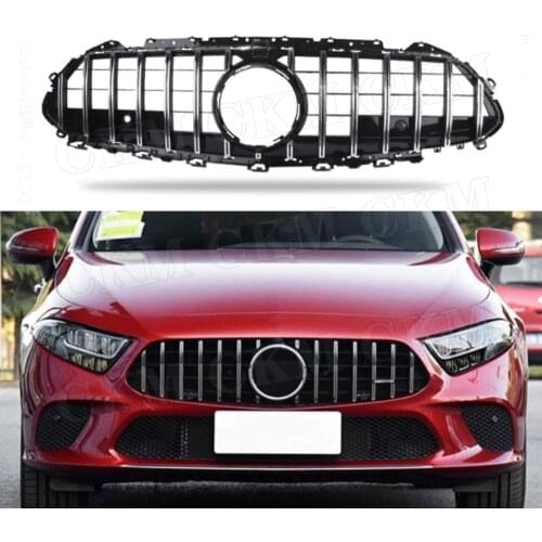 ABS Material Front Grill Protect Fit For for Mercedes Benz CLS Class C257 CLS260 300 350 450 CLS53 AMG 2019 UP