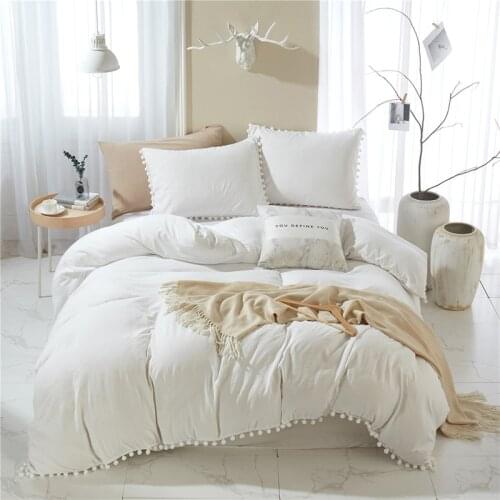 Nordic Duvet Cover Set Comforter Bedding Cover Quilt Queen King Bedding Set Comforter Bedding