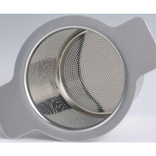 50LB Mesh Tea Infuser with Double Handle Reusable Stainless Steel Tea Strainer Teapot Loose Tea Leaf Spice Filter Items Tea for