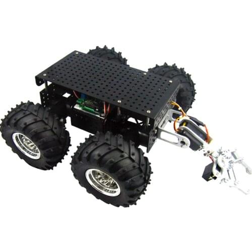Wild Thumper 4WD Chassis With 2DOF Gripper Car Plaform Robot Chassis