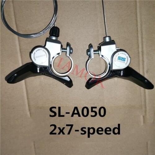SHIMANO TOURNEY SL-A050 Bike 2x7-speed Shift Lever Iamok Handlebar Mount Shifter Bicycle Parts