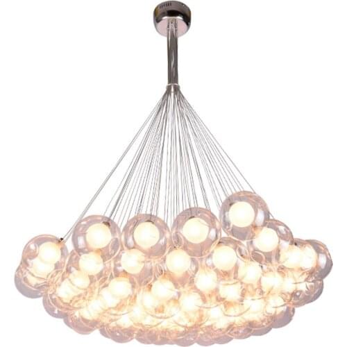 Modern Glass Soapsuds Dining Room Pendant light Romantic Study Room Parlor Pendant lamp Restaurant Living Room Pendanr Lights