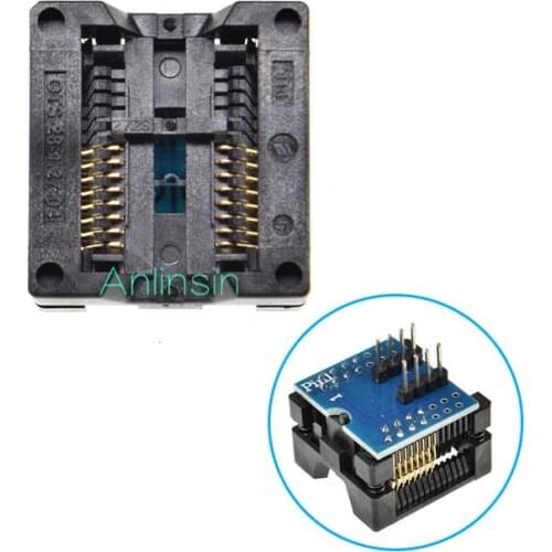 SOIC SOP16 TO DIP8 programmer adapter 300MIL socket sop to dip CONVERTER test chip IC For EZP2010 EZP2013 CH341A