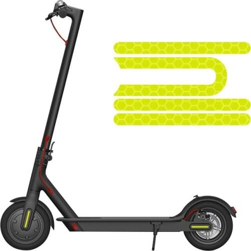 For Xiaomi M365 Reflective Scooter Sticker Reflect Light Stickers Paster Decals Night Safety Warning Sticker