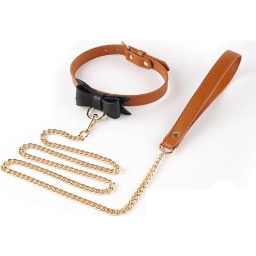High Quality Leather Bondage SM Neck Slave Collar Sex Toy For Couples Adults Game