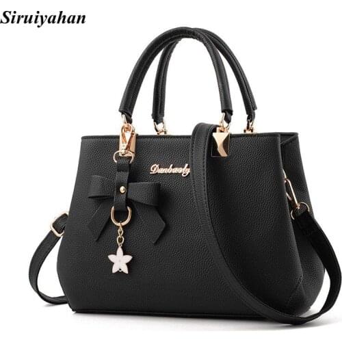 Siruiyahan Fashion Brands Women Messenger Bags Women Bag Female Shoulder Bags Handbag Large Leisure Bow Bolsa Feminina De Ombro