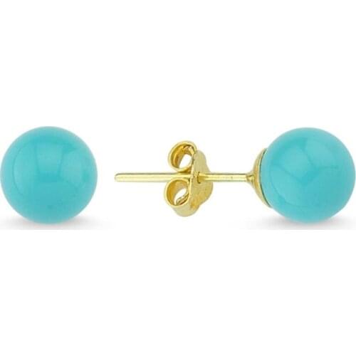 Gold Pearl Earrings TTGKPA25-Certified 14K Gold-A perfect gift for your Loved Ones-Ephesus Gold & Diamond