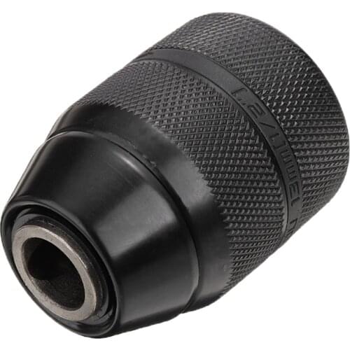 1pc Professional Heavy Duty Keyless Impact Drill Chuck 2-13mm Mayitr Durable Carbon Tungsten Steel Quick Change Chucks 62*43mm