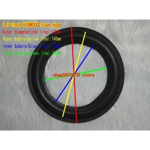 1pcs 6.5"inch Speaker foam edge Speaker Surround Audio Repair DIY
