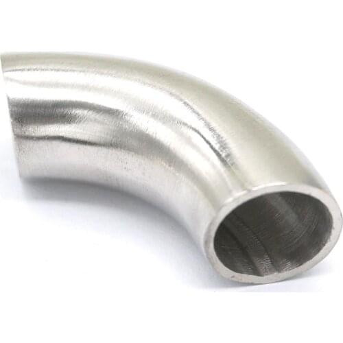 16mm O/D 304 Stainless Steel Sanitary Weld 90 Degree Elbow Pipe Fitting