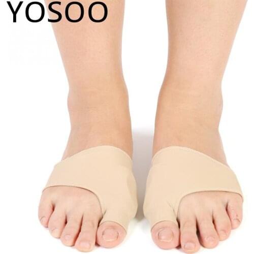2Pcs=1Pair Bunion Hallux Valgus Corrector Silicone Straightener Bunion Corrector Toe Protector Foot Care Pain Relief Correction